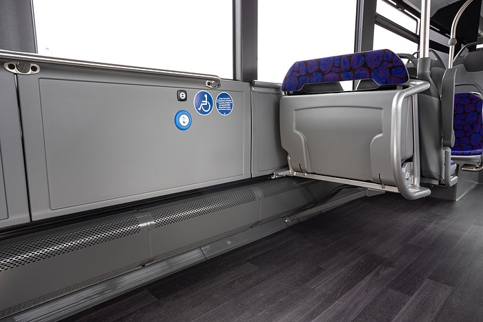 Der vollelektrisch angetriebene Stadtbus Mercedes-Benz eCitaro mit Batterien der neuesten Generation