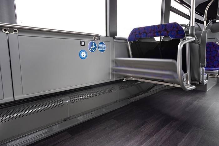Der vollelektrisch angetriebene Stadtbus Mercedes-Benz eCitaro mit Batterien der neuesten Generation