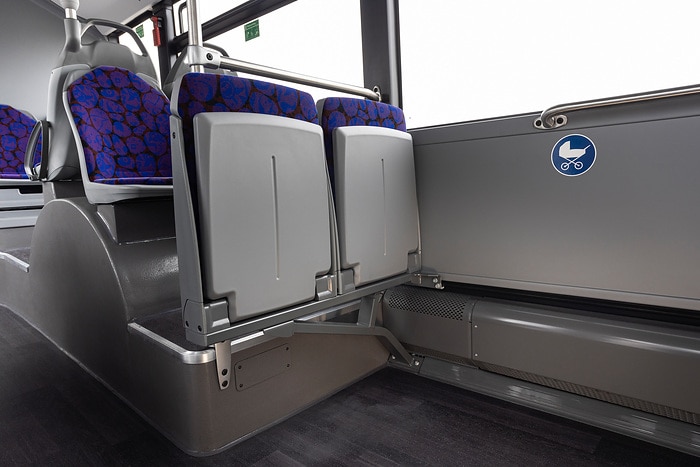 Der vollelektrisch angetriebene Stadtbus Mercedes-Benz eCitaro mit Batterien der neuesten Generation