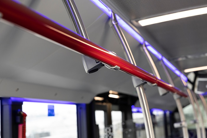 Der vollelektrisch angetriebene Stadtbus Mercedes-Benz eCitaro mit Batterien der neuesten Generation