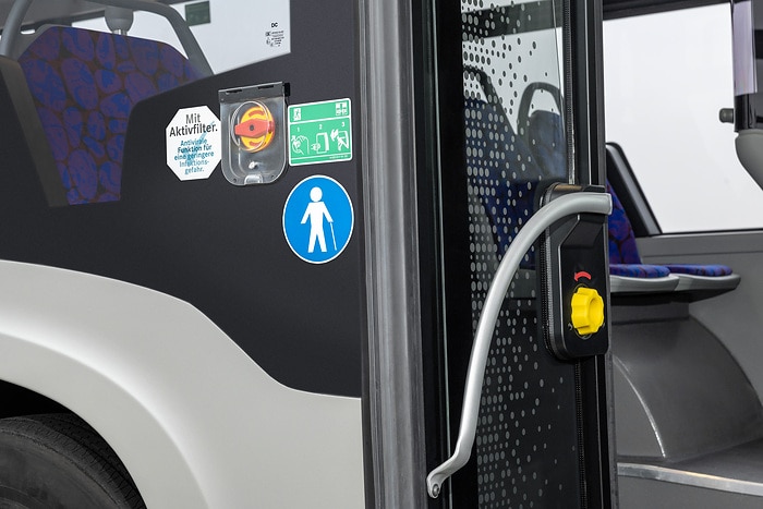 Der vollelektrisch angetriebene Stadtbus Mercedes-Benz eCitaro mit Batterien der neuesten Generation