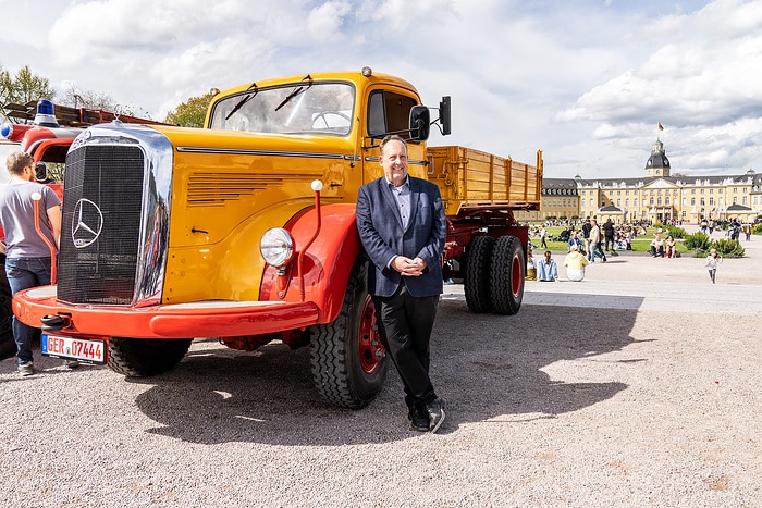 Celebration for classic vehicle fans in Karlsruhe: Mercedes-Benz Trucks with classic vehicle highlights at the “Tribute to Carl Benz”