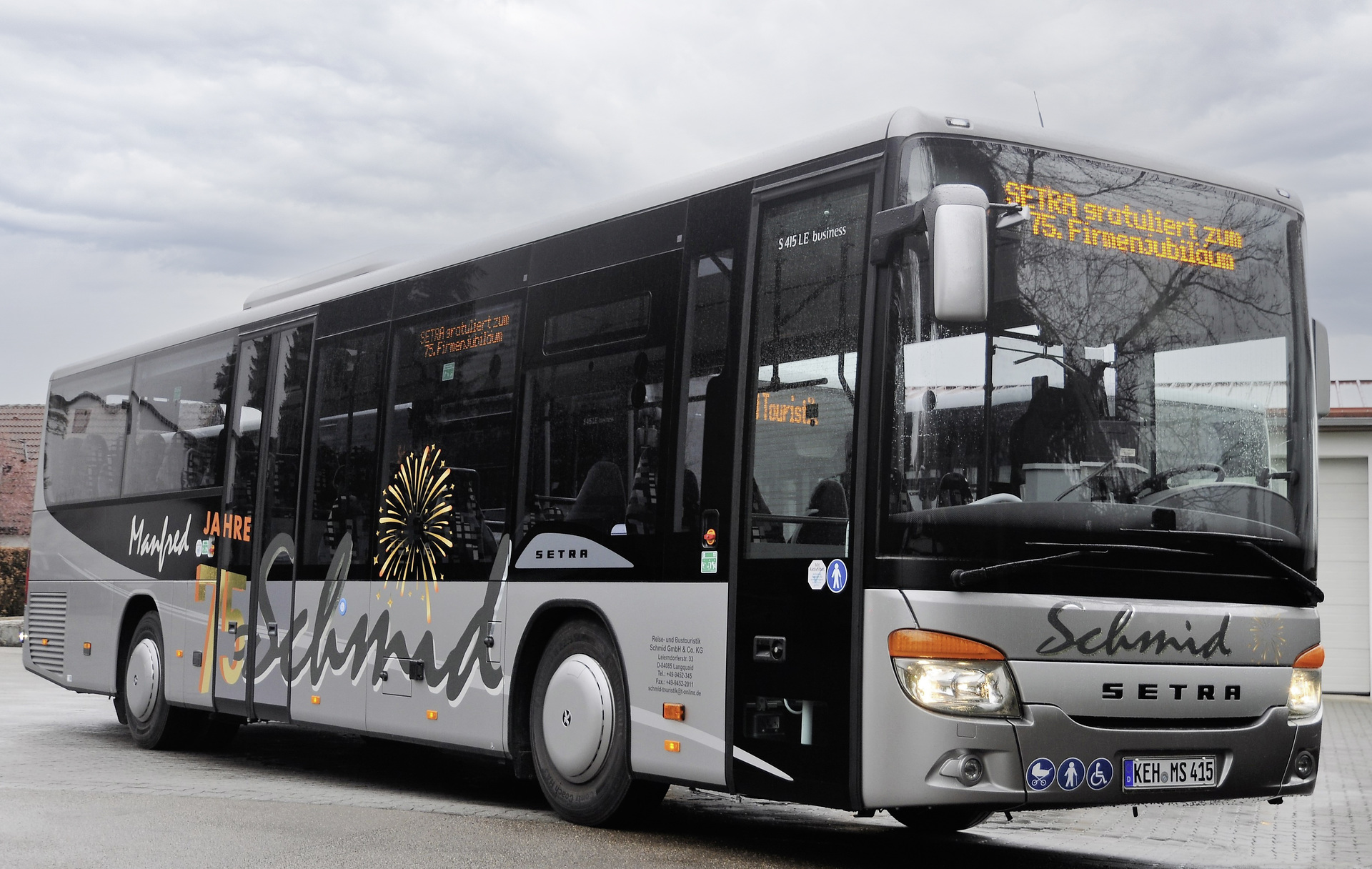 Setra Schmid Touristik Ein Setra zum Jubiläum