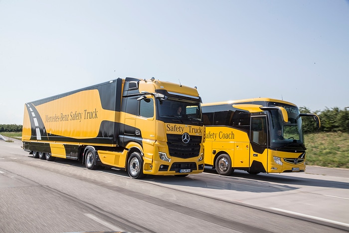 Eine Million verkaufte Active Brake Assist Notbremsassistenten: Daimler Truck feiert Meilenstein für die Sicherheit in Lkw und Bussen