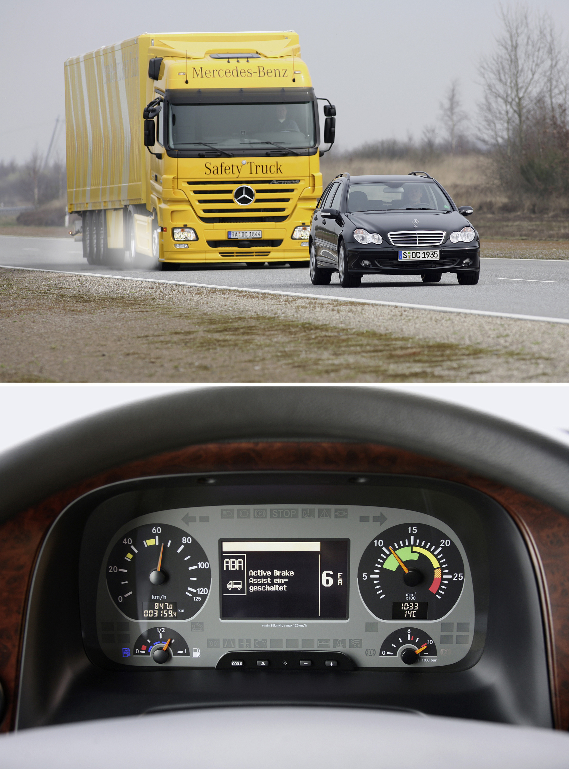 1 Million Active Brake Assist/1 Million Active Brake Assist One million Active Brake Assist emergency braking assistants sold: Daimler Truck celebrates milestone for safety in trucks and buses