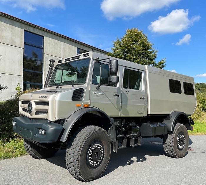 Einer wie keiner: vier Unimog zeigen die Vielfalt der Expeditionsmobile auf der Abenteuer & Allrad 2023