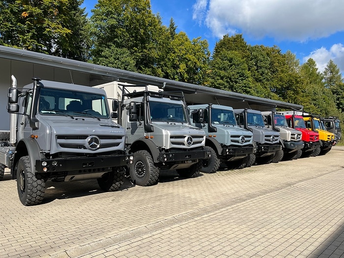 Einer wie keiner: vier Unimog zeigen die Vielfalt der Expeditionsmobile auf der Abenteuer & Allrad 2023