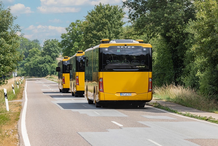 Pressefahrt Schwäbisch Gmünd: Die neue Setra MultiClass 500 LE
