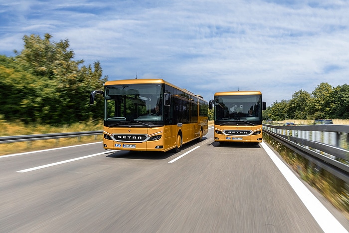 Pressefahrt Schwäbisch Gmünd: Die neue Setra MultiClass 500 LE