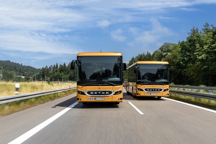 Pressefahrt Schwäbisch Gmünd: Die neue Setra MultiClass 500 LE