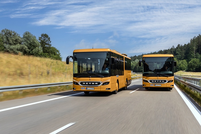 Pressefahrt Schwäbisch Gmünd: Die neue Setra MultiClass 500 LE