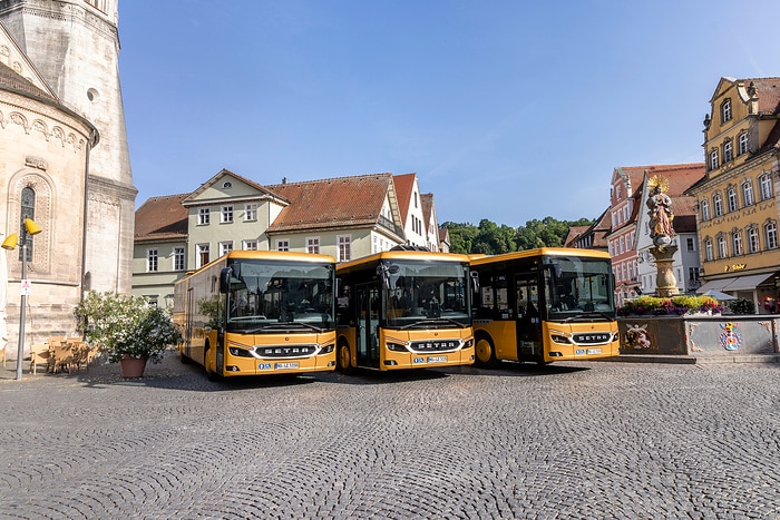 Pressefahrt Schwäbisch Gmünd: Die neue Setra MultiClass 500 LE