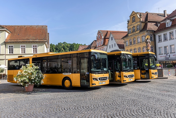 Pressefahrt Schwäbisch Gmünd: Die neue Setra MultiClass 500 LE