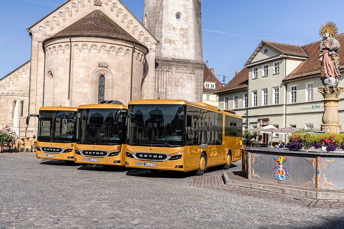Pressefahrt Schwäbisch Gmünd: Die neue Setra MultiClass 500 LE