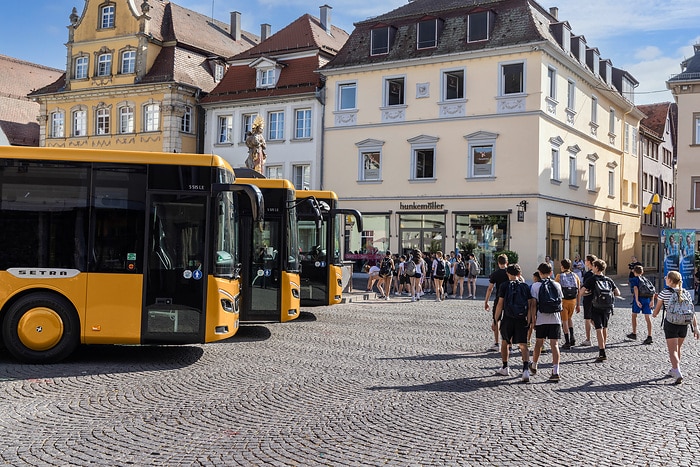Pressefahrt Schwäbisch Gmünd: Die neue Setra MultiClass 500 LE