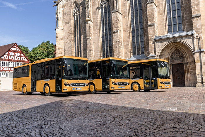 Pressefahrt Schwäbisch Gmünd: Die neue Setra MultiClass 500 LE