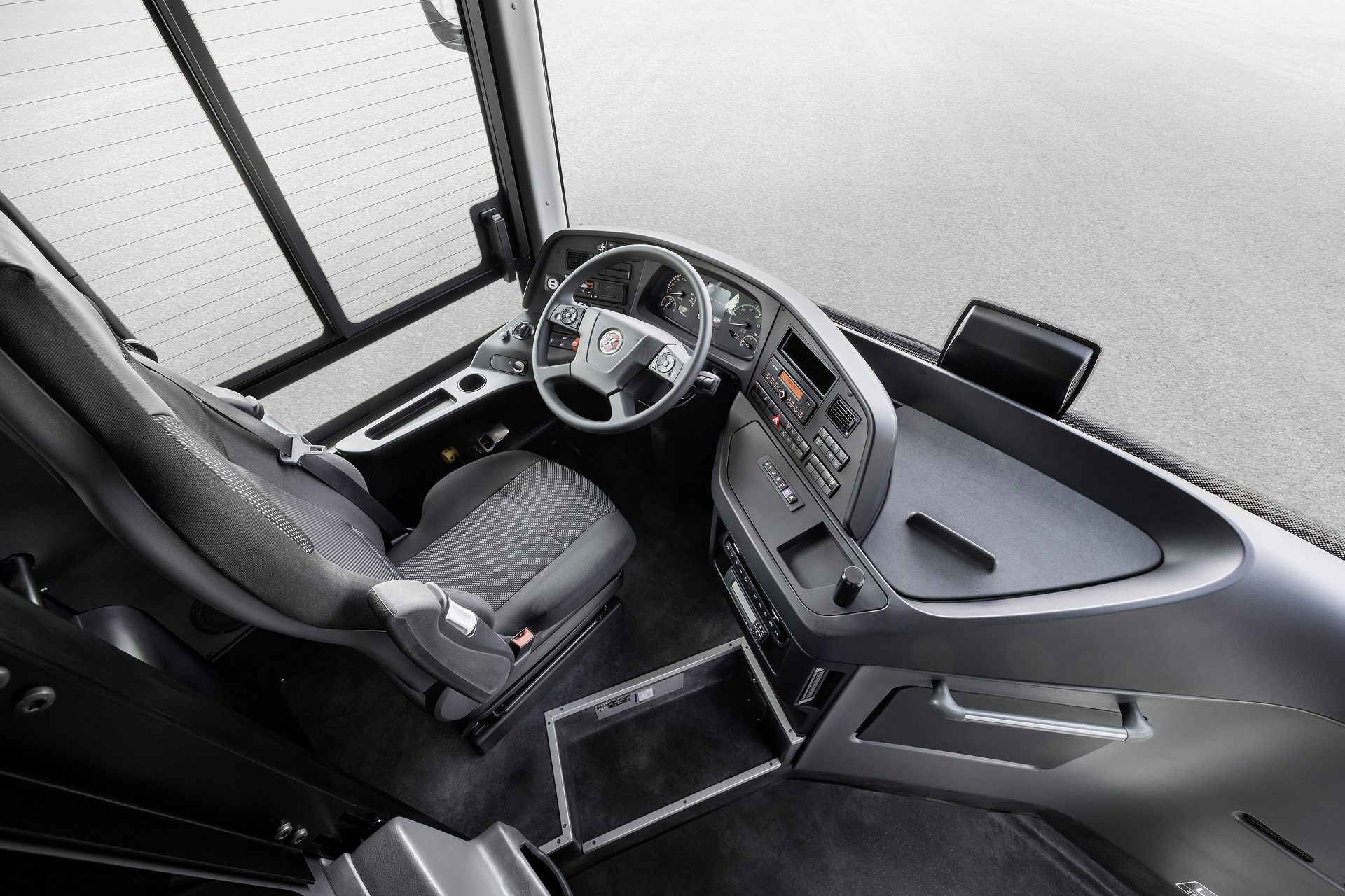 Setra MultiClass 500 LE, S 510 LE, Honiggelb metallic Pressefahrt Schwäbisch Gmünd: Setra MultiClass 500 LE