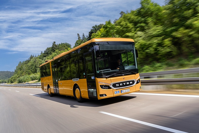 Pressefahrt Schwäbisch Gmünd: Die neue Setra MultiClass 500 LE