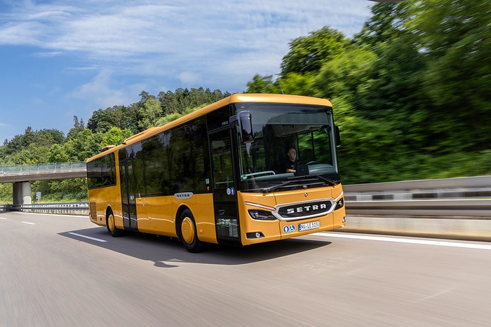 Pressefahrt Schwäbisch Gmünd: Die neue Setra MultiClass 500 LE