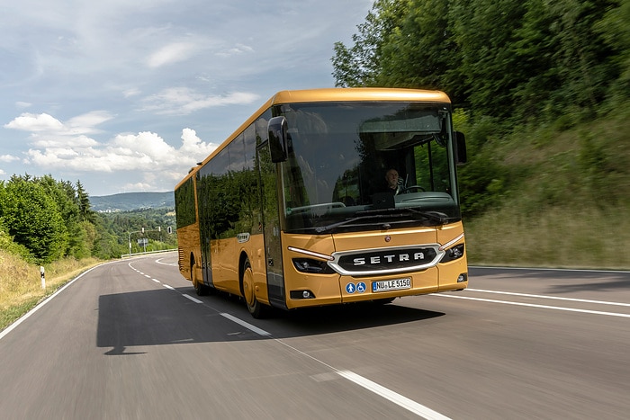 Pressefahrt Schwäbisch Gmünd: Die neue Setra MultiClass 500 LE