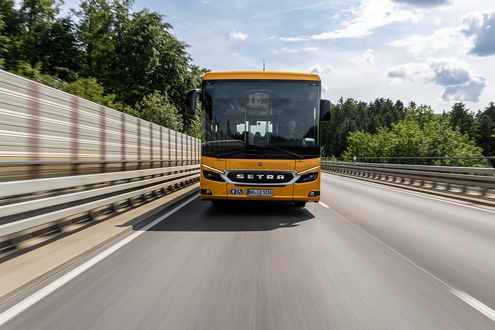 Pressefahrt Schwäbisch Gmünd: Die neue Setra MultiClass 500 LE