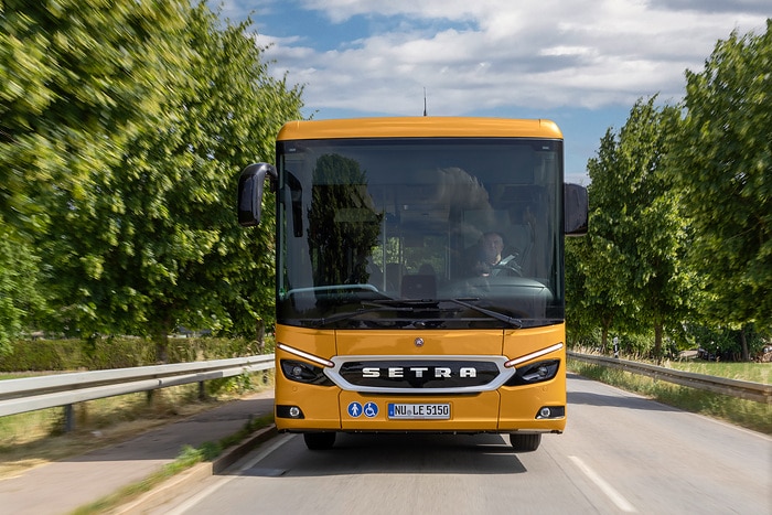 Pressefahrt Schwäbisch Gmünd: Die neue Setra MultiClass 500 LE