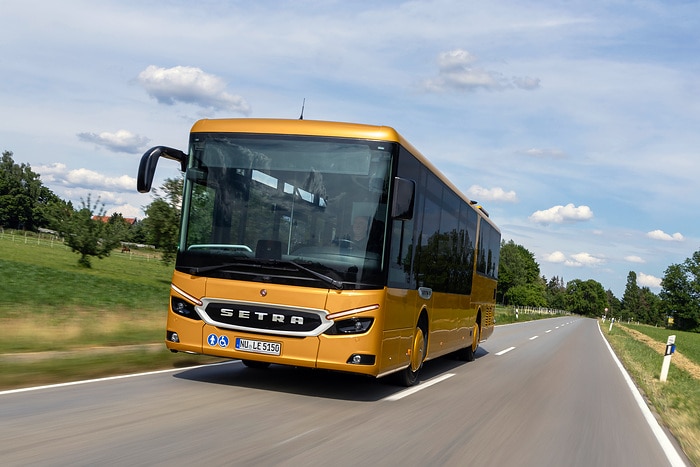 Pressefahrt Schwäbisch Gmünd: Die neue Setra MultiClass 500 LE