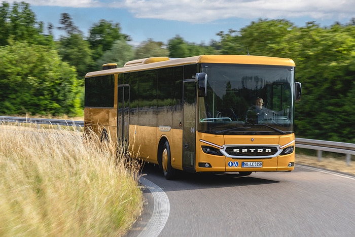 Pressefahrt Schwäbisch Gmünd: Die neue Setra MultiClass 500 LE