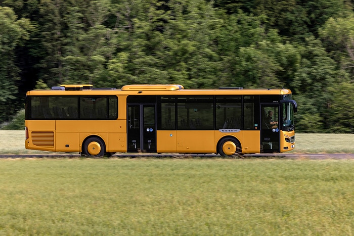 Pressefahrt Schwäbisch Gmünd: Die neue Setra MultiClass 500 LE