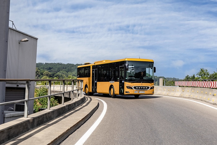 Pressefahrt Schwäbisch Gmünd: Die neue Setra MultiClass 500 LE