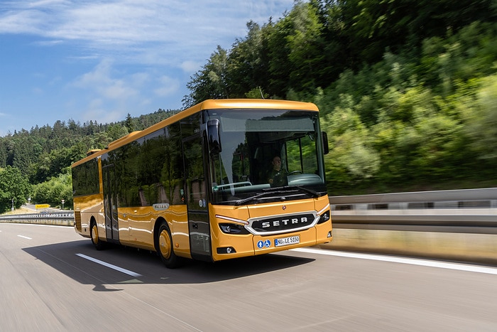 Pressefahrt Schwäbisch Gmünd: Die neue Setra MultiClass 500 LE
