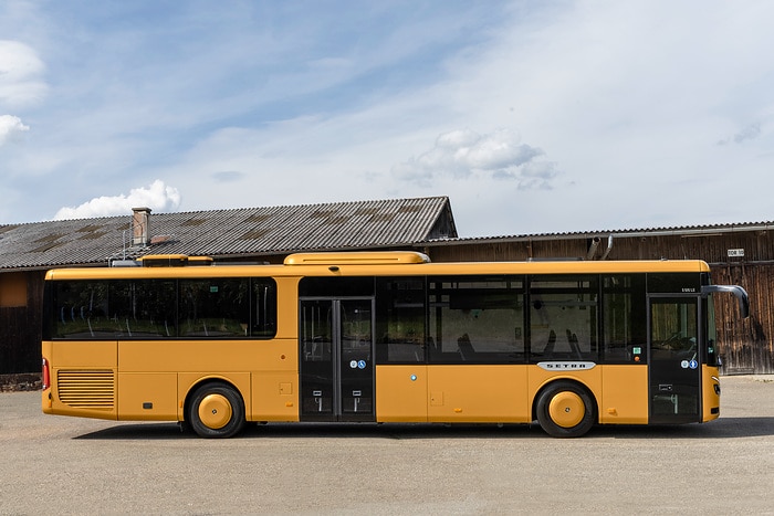 Pressefahrt Schwäbisch Gmünd: Die neue Setra MultiClass 500 LE