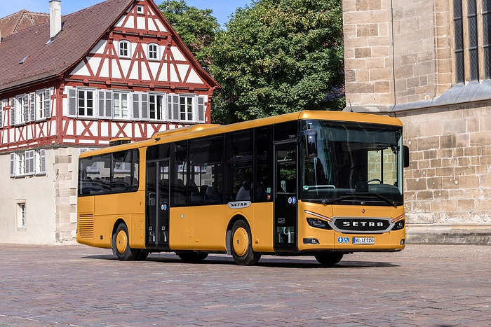 Pressefahrt Schwäbisch Gmünd: Die neue Setra MultiClass 500 LE