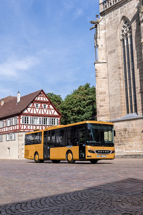 Pressefahrt Schwäbisch Gmünd: Die neue Setra MultiClass 500 LE