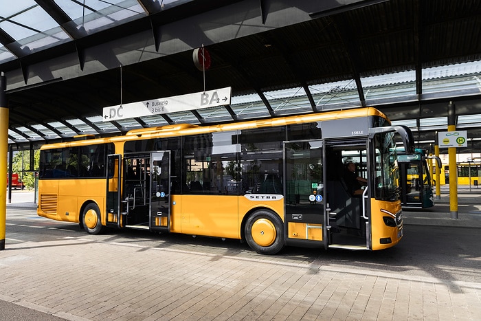 Pressefahrt Schwäbisch Gmünd: Die neue Setra MultiClass 500 LE