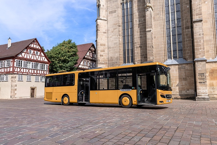 Pressefahrt Schwäbisch Gmünd: Die neue Setra MultiClass 500 LE