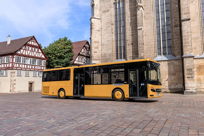 Pressefahrt Schwäbisch Gmünd: Die neue Setra MultiClass 500 LE