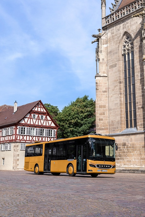 Pressefahrt Schwäbisch Gmünd: Die neue Setra MultiClass 500 LE