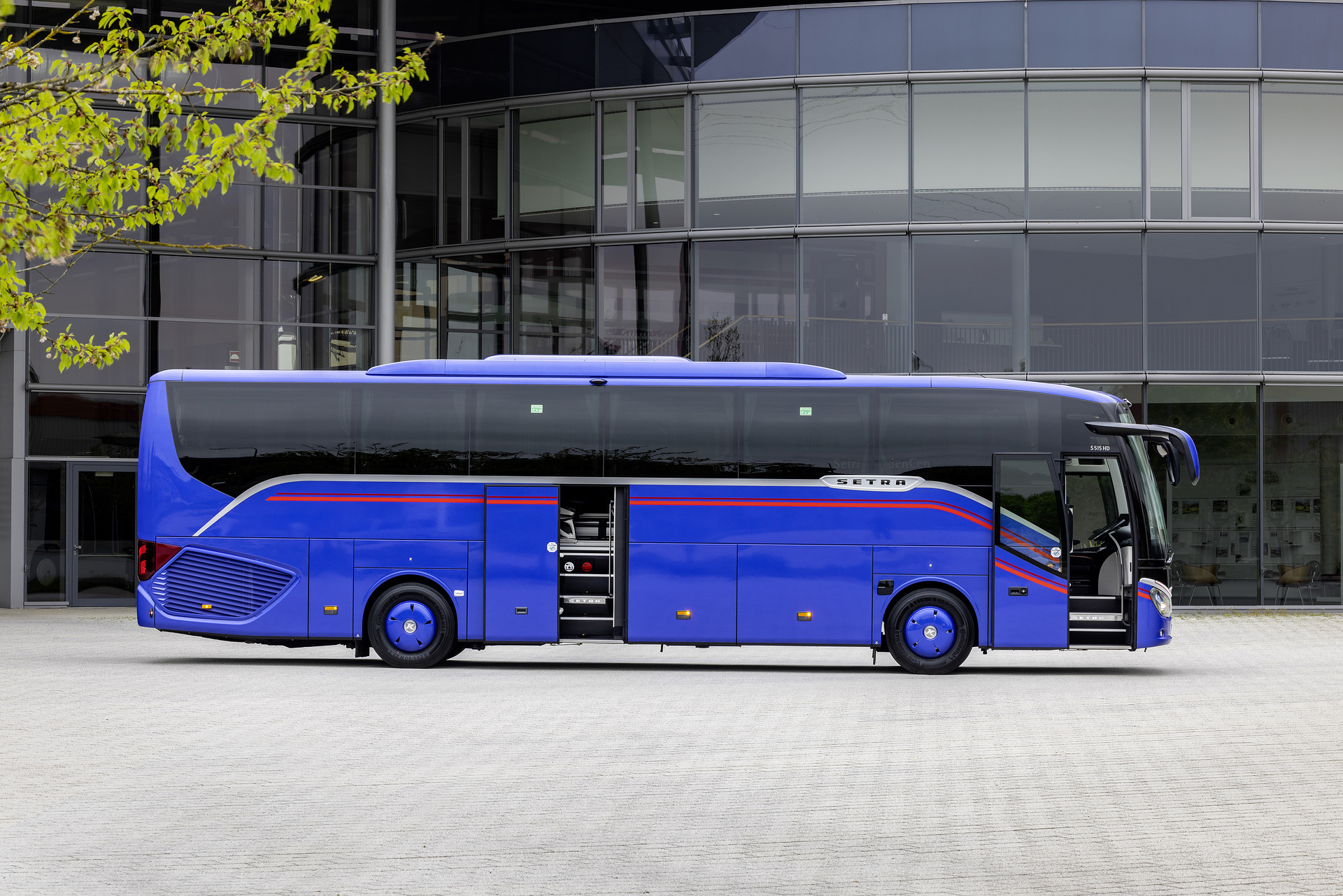 Setra S 515 HD test vehicle