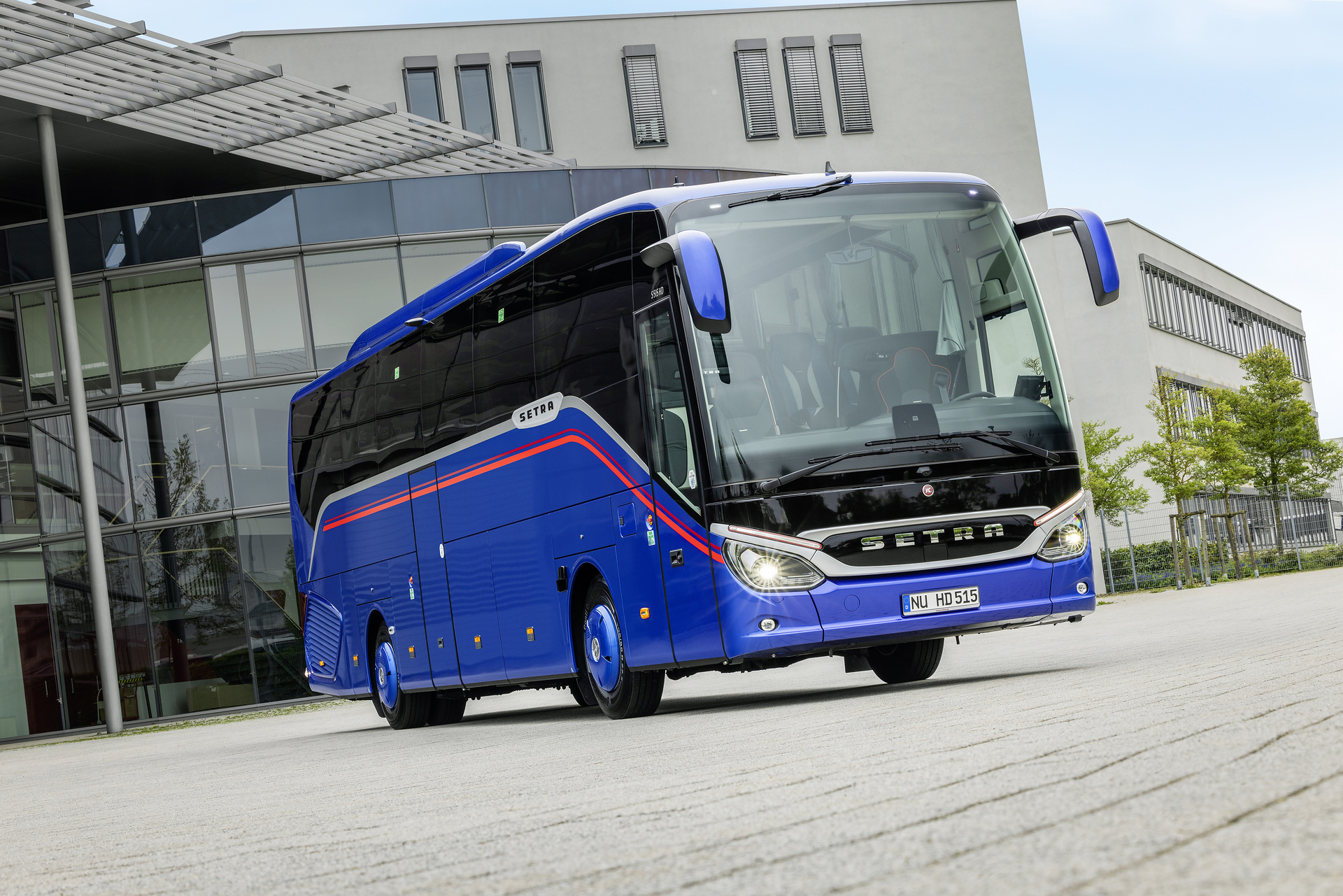 Setra S 515 HD test vehicle