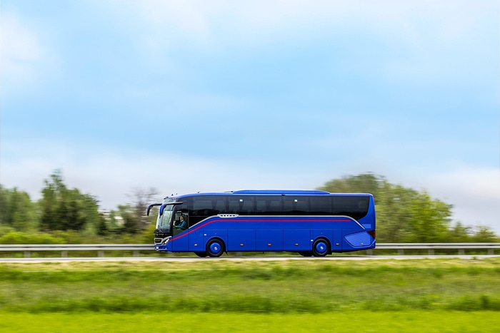 Setra S 515 HD test vehicle