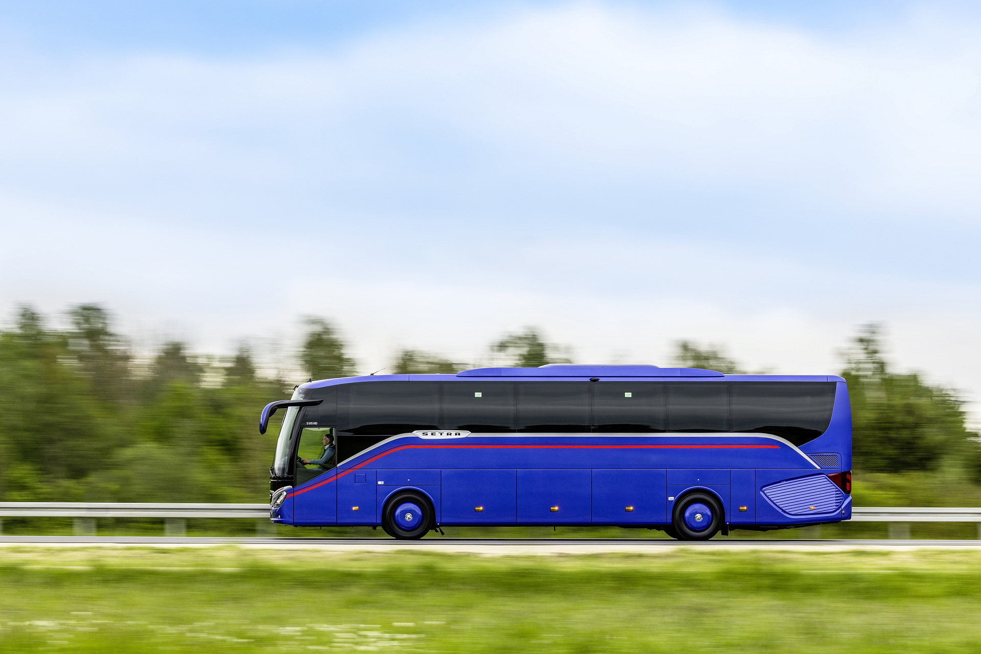 Setra S 515 HD test vehicle