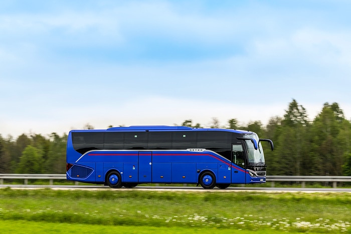 Setra S 515 HD test vehicle