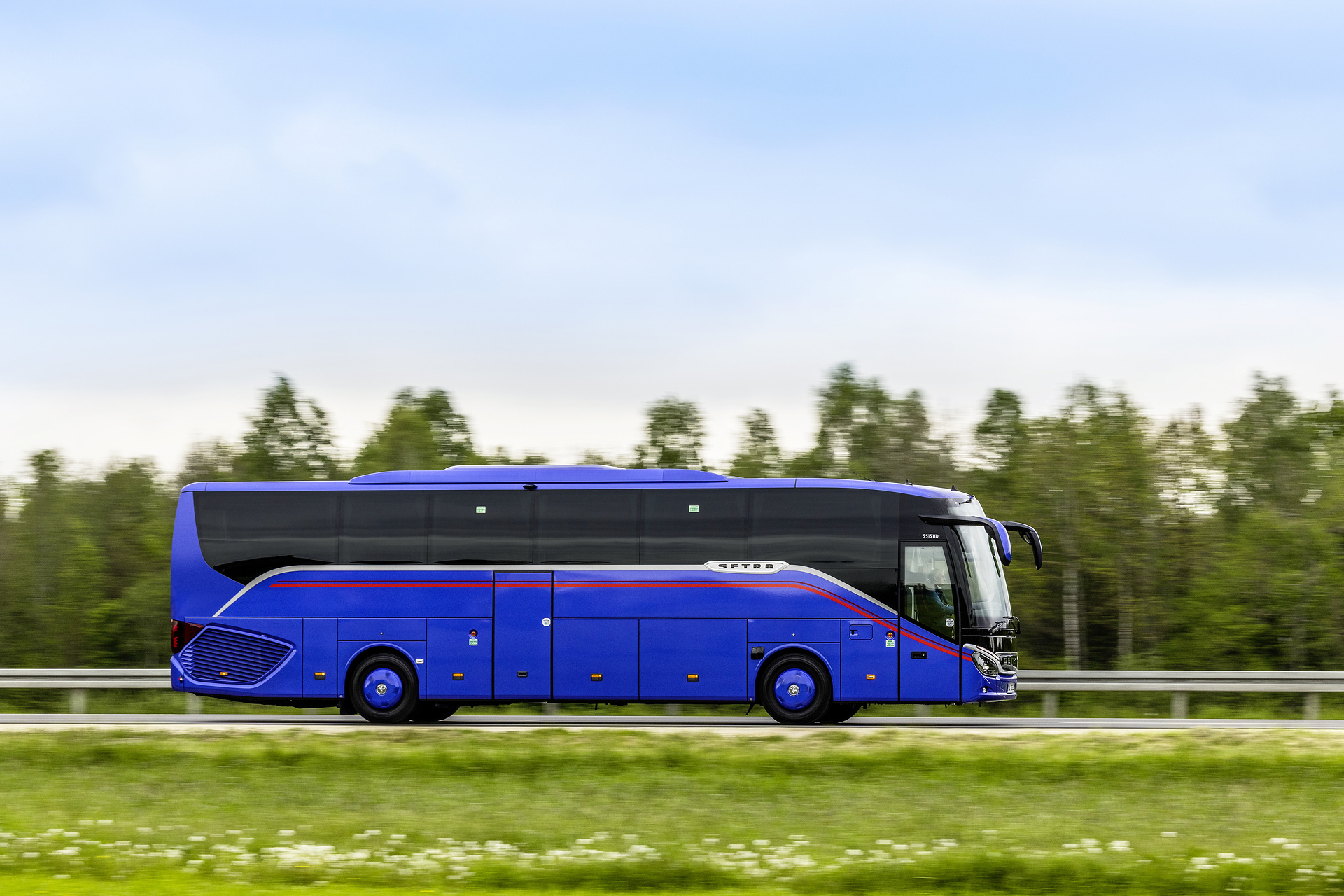 Setra S 515 HD test vehicle