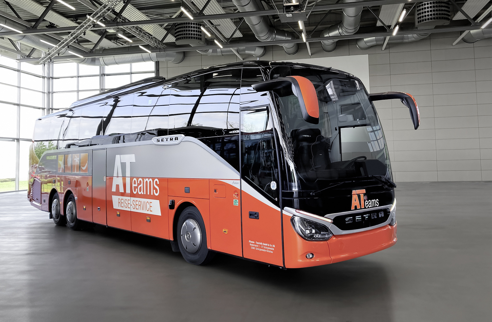 ATeams Reise-Service ATeams stockt Setra Fuhrpark auf