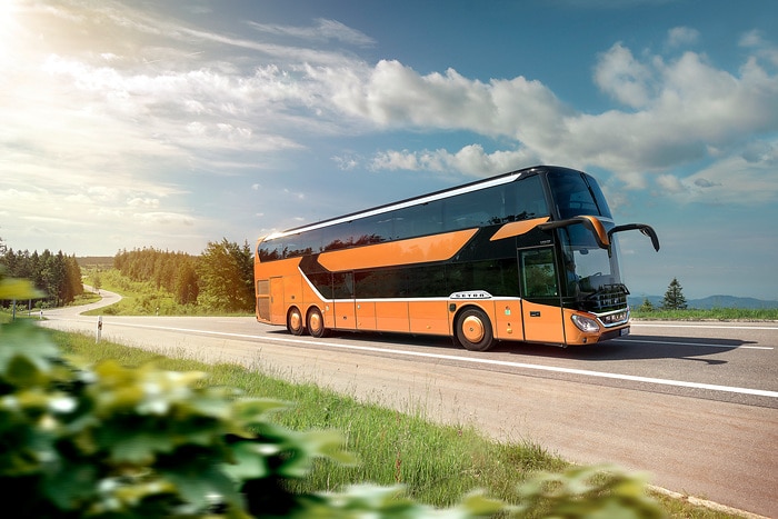 Daimler Buses auf der Messe Busworld Europe 2023 in Brüssel: Elektromobilität, Sicherheit und Nachhaltigkeit im Mittelpunkt