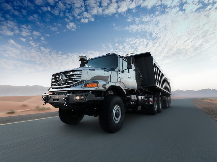Mercedes-Benz Special Trucks delivers over 100 Zetros off-road trucks to Ukraine