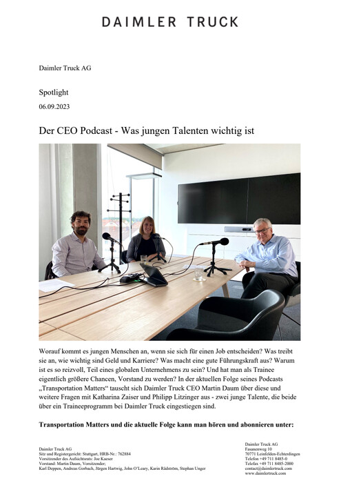 Der CEO Podcast - Was jungen Talenten wichtig ist