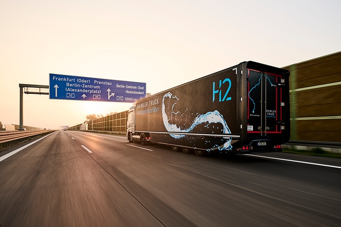 Daimler Truck #HydrogenRecordRun: Mercedes-Benz GenH2 Truck knackt 1.000-Kilometer-Marke mit einer Tankfüllung flüssigem Wasserstoff