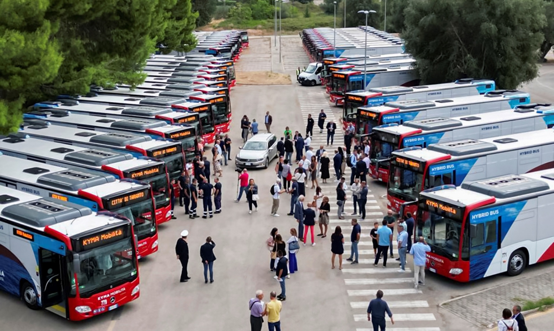 Electrified local public transport in Italy: 56 Mercedes-Benz Citaro hybrid buses for Kyma Mobilità in Taranto